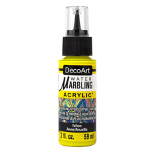 DecoArt Márványozó festék 59 ml Yellow / Sárga DecoArt Water Marbling Paint (1 db) akrilfesték