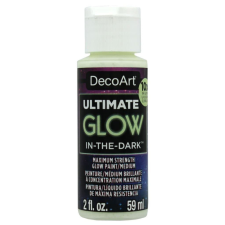 DecoArt Sötétben világító festék 59 ml, Ultimate Glow/ DecoArt Americana® GLOW (1 db) akrilfesték