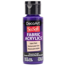DecoArt Textilfesték 59 ml Dioxazine Purple SoSoft Fabric Acrylics (1 db) textilfesték