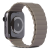 Decoded Apple Watch S1/S2/S3/S4/S5/S6/S7/S8/S9/SE Mágneses Szilikon Szíj 38/40/41mm - Barna (D22AWS40TSL3SDTE)