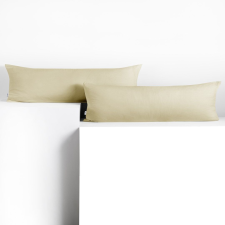 DecoKing Díszpárnahuzat AMBER szín bézsszínű sima stílus klasszikus anyag dzsörzé 40x145 DecoKing lakástextília