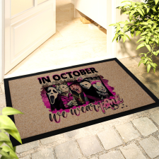 Deconline Customs Halloweenii lábtörlő 40x60 cm "Pink October" lakástextília