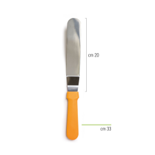 Decora kenőkés, hajlított, rozsdamentes acél, 33cm sütés és főzés