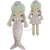 DeCuevas Toys DeCuevas 20041 OCEAN FANTASY Plüss játékbaba bölcsővel 2 az 1-ben 36 cm