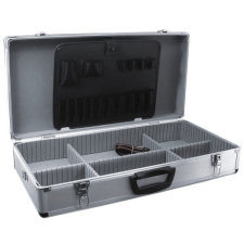 DEDRA Alumínium bőrönd 640x325x150, ezüstszínű kézitáska és bőrönd