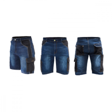 DEDRA BH45ST-LD farmer rövidnadrág, méret ld, denim 280g/m2