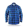 DEDRA BH51F2-L flanel ing kék, méret l, 100% pamut