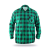 DEDRA BH51F4-M flanel ing zöld, méret m, 100% pamut