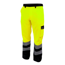 DEDRA BH81SP1-XL fényvisszaverős, nadrág méret xl, sárga barkácsolás, csiszolás, rögzítés