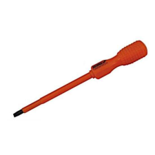 DEDRA CrV Elektromos fejű szigetelt csavarhúzó, egyenes fej, 0,6x3x75mm csavarhúzó