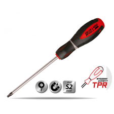 DEDRA Csavarhúzó Torx T10x80mm, S2acél, 3anyagú fogantyú csavarhúzó