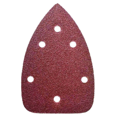 DEDRA DED79415 delta csiszolópapír 140x140x80mm,150gr, tépőzáras, 5db-os szett csiszolókorong és vágókorong