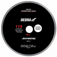DEDRA Folyamatos vágóélű gyémánttárcsa csempe 115/22,2mm Dynamic csempevágó