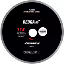 DEDRA Folyamatos vágóélű gyémánttárcsa csempe 200/25, 4mm Dynamic (HP2105E) csempevágó