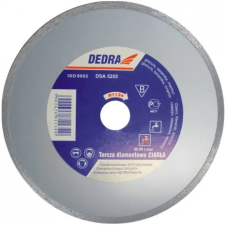 DEDRA H1136E folyamatos vágóélű gyémánttárcsa csempe, kerámia, márvány vágásához 250mm/25,4 barkácsolás, csiszolás, rögzítés