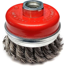 DEDRA M14 Acél Harang Drótkefe - 80 mm, Sodrott (F37-080) barkácsgép tartozék