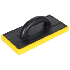 DEDRA PVC simító kemény szivaccsal 270x130mm, 25mm sárga kőműves és burkoló szerszám