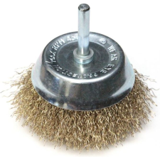 DEDRA Réz Bevonatú Harang Drótkefe 50 mm Szárral (F32-050) barkácsgép tartozék