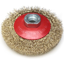 DEDRA Réz Bevonatú Korong Drótkefe M14 115 mm (F38-115) barkácsgép tartozék