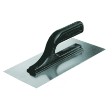 DEDRA Simító, sima, rozsdamentes acél 270x130mm kőműves és burkoló szerszám