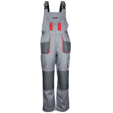 DEDRA Védő kertésznadrág XXL/58 méretben, szürke, Comfort line, 190g/m2 grammatúra munkaruha