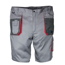 DEDRA Védő rövidnadrág méret S/48, szürke, Comfort line, anyagsúly 190g/m2 munkaruha