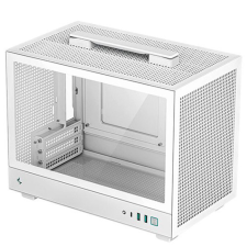 Deepcool CH160 MESH Mini Torony Számítógépház - Fehér (R-CH160-WHNMI0-G-1) számítógép ház