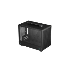 Deepcool CH160 MESH Mini Torony Számítógépház - Fekete (R-CH160-BKNMI0-G-1) számítógép ház