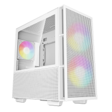 Deepcool CH360 Tempered Glass White (R-CH360-WHAPE3-G-1) számítógép ház