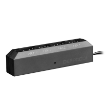 Deepcool FH-04 tápkábel elosztó Black hűtés