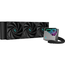 Deepcool Lt720 univerzális CPU vízhűtés, 3x12cm, Rgb, fekete (R-Lt720-Bkamnf-G-1) hűtés