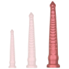Deepleasure Oktoop L – prémium piros dildo 52 x 7,5 cm