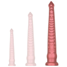 Deepleasure Oktoop L – prémium piros dildo 52 x 7,5 cm műpénisz, dildó
