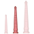 Deepleasure Oktoop M – prémium, 43 cm-es piros dildo