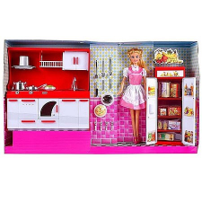 Defa Lucy baba konyhája babával - 30 cm (92234) baba