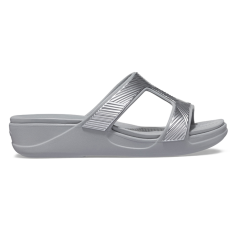 Default Crocs Papucs, szandál Crocs Monterey Metallic SO Wedge W női