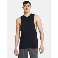 Default Under Armour Atléta Férfi trikó Under Armour UA LEFT CHEST CUT OFF TANK-BLK férfi