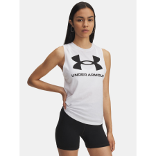 Default Under Armour Atléta Nõi trikó Under Armour UA Logo Tank-WHT női női edzőruha