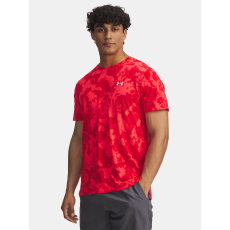 Default Under Armour Póló Férfi póló Under Armour UA Launch Printed SS-RED férfi