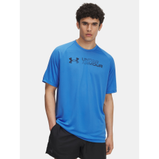 Default Under Armour Póló Férfi póló Under Armour UA Tech Reflective SS-BLU férfi
