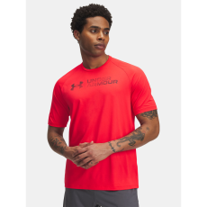 Default Under Armour Póló Férfi póló Under Armour UA Tech Reflective SS-RED férfi