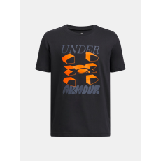 Default Under Armour Póló Fiú póló Under Armour UA B SPLIT BIG LOGO SS fiú