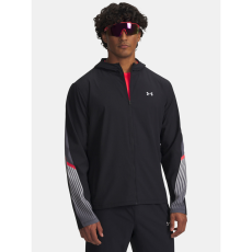 Default Under Armour Pulóver zip Férfi kabát Under Armour UA Velociti Storm Hooded Jkt-BLK férfi
