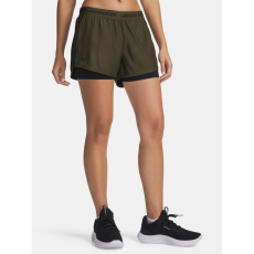 Default Under Armour Short Nõi rövidnadrág Under Armour Tech Play Up 2in1 Shorts-GRN női