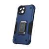Defender Apple iPhone 14 Plus, Műanyag hátlap védőtok, közepesen ütésálló, szilikon belső, telefontartó gyűrű, Defender Bulky, sötétkék