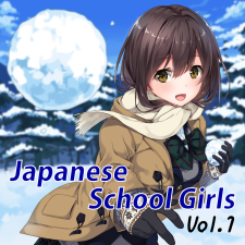 Degica Visual Novel Maker - Japanese School Girls Vol.1 (PC - Steam elektronikus játék licensz) videójáték