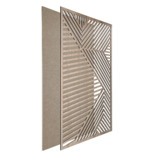 DehalQ akusztikus 60x90 cm mintázat-2 falpanel barna alappal fahatású előlappal tapéta, díszléc és más dekoráció