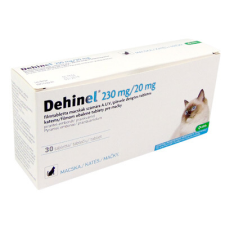  Dehinel Cat Tabletta 230 mg/20 mg 30x élősködő elleni készítmény macskáknak