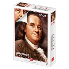 Deico meglepetés puzzle - Benjamin Franklin karikatúrája 1000 darabos puzzle, kirakós