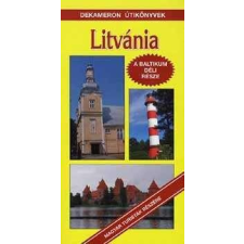 DEKAMERON KIADÓ Litvánia útikönyv Dekameron kiadó térkép